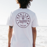 Finisterre Lived & Loved T-Shirt in white