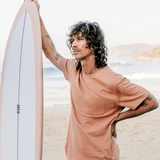 Finisterre Orca Recycled T-shirt in clay
