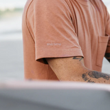Finisterre Orca Recycled T-shirt in clay