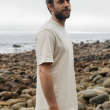 Finisterre x Josh Vyvyan Sunset Pocket T-Shirt in ecru