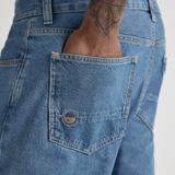 Mud Jeans Alex Mid Loose in light stone
