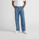 Mud Jeans Alex Mid Loose in light stone