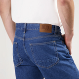 Mud Jeans Alex Mid Loose in medium stone