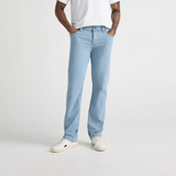Mud Jeans Bryce Mid Straight in light stone