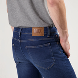 Mud Jeans Bryce Mid Straight in medium dark