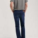 Mud Jeans Bryce Mid Straight in medium dark