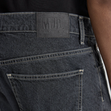 Mud Jeans John Mid Straight in medium black