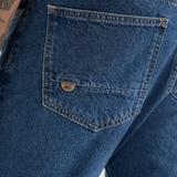 Mud Jeans John Mid Straight in medium stone