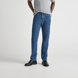 Mud Jeans John Mid Straight in medium stone