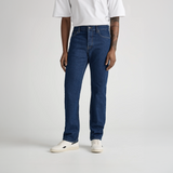 Mud Jeans John Mid Straight in stone indigo