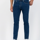 Mud Jeans Rick Mid Slim Jeans in stone indigo