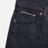 Nudie Jeans Gritty Jackson Straight in dry onyx selvage