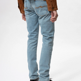 Nudie Jeans Lean Dean Slim Tapered Jeans in blue noise