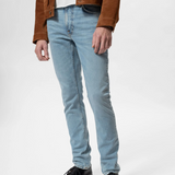 Nudie Jeans Lean Dean Slim Tapered Jeans in blue noise