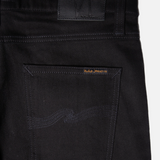 Nudie Jeans Lean Dean Slim Tapered Jeans in everblack