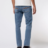Nudie Jeans Lean Dean Slim Tapered Jeans in lost orange