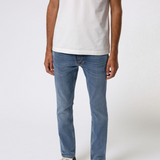 Nudie Jeans Lean Dean Slim Tapered Jeans in lost orange