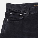 Nudie Jeans Solid Ollie Slim Straight in black steel