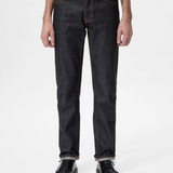 Nudie Jeans Solid Ollie Slim Straight in dry Japan selvage