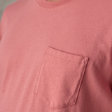 Outerknown Groovy Pocket Regenerative Organic Cotton T-Shirt in lantana
