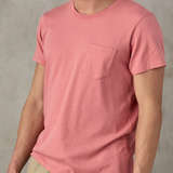 Outerknown Groovy Pocket Regenerative Organic Cotton T-Shirt in lantana