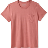 Outerknown Groovy Pocket Regenerative Organic Cotton T-Shirt in lantana