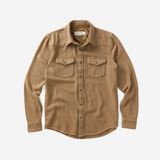 Outerknown Chroma Westerly Blanket Shirt in chestnut