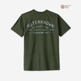 Outerknown Industrial Organic Cotton T-Shirt in dark olive