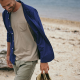 Outerknown Groovy Pocket Regenerative Organic Cotton T-Shirt in sugar pine