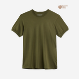Outerknown Sojurn Regenerative Organic Cotton T-Shirt in olive green