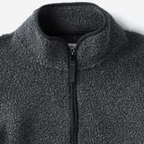 Outerknown Woolaroo Fleece Jacket in charcoal grey