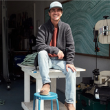 Outerknown Woolaroo Fleece Jacket in charcoal grey