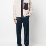 Patagonia Classic Retro-X Fleece Jacket in natural w/ teal