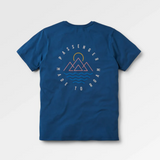 Passenger Escapism Recycled Cotton T-shirt in dark denim