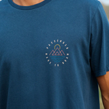 Passenger Escapism Recycled Cotton T-shirt in dark denim