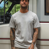 Passenger Escapism Recycled Cotton T-shirt in grey
