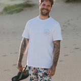 Passenger Escapism Recycled Cotton T-shirt in white