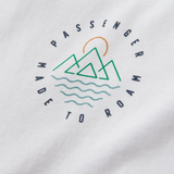 Passenger Escapism Recycled Cotton T-shirt in white