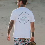 Passenger Escapism Recycled Cotton T-shirt in white