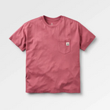 Passenger Heritage Recycled Relaxed Fit T-Shirt in mauve dusk