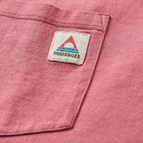 Passenger Heritage Recycled Relaxed Fit T-Shirt in mauve dusk