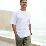Rapanui Oversize Organic Cotton T-Shirt in white