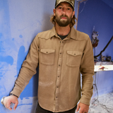 Outerknown Chroma Westerly Blanket Shirt in chestnut
