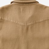 Outerknown Chroma Westerly Blanket Shirt in chestnut